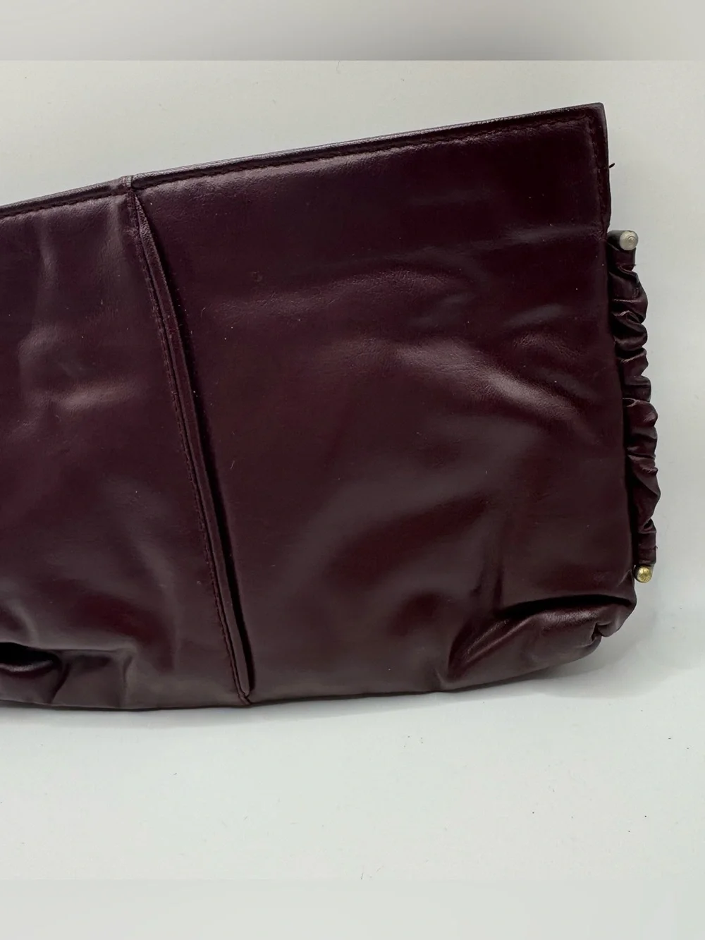 VTG Womens Plum Handbag Wristlet  Whimsygoth Dark Academia Accessory Snaps